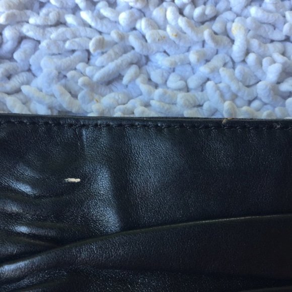 Michael Kors Leather Pleated Clutch Bag - Picture 4 of 9